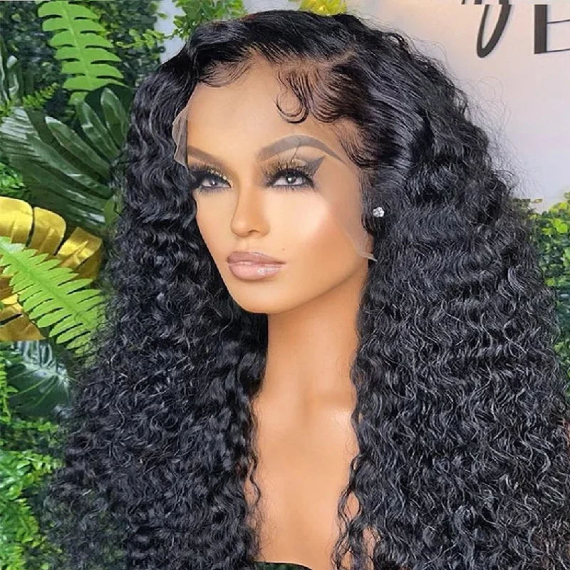 13x4 Real HD Water Wave Lace Frontal Wig Human Hair Wigs