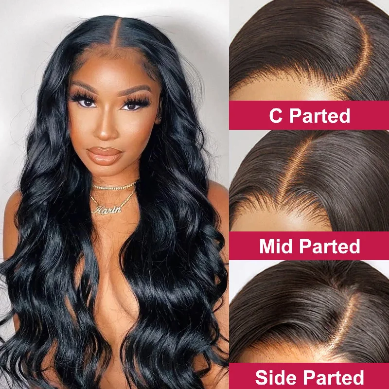 9×6 M-Cap Body Wave Wig Wear Go Glueless Wig Pre-bleached Knots  Ready To Wear