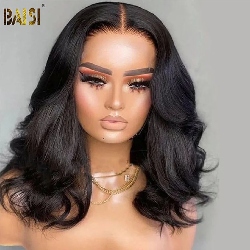 BAISI Body Wave Bob Wig 100% Human Hair