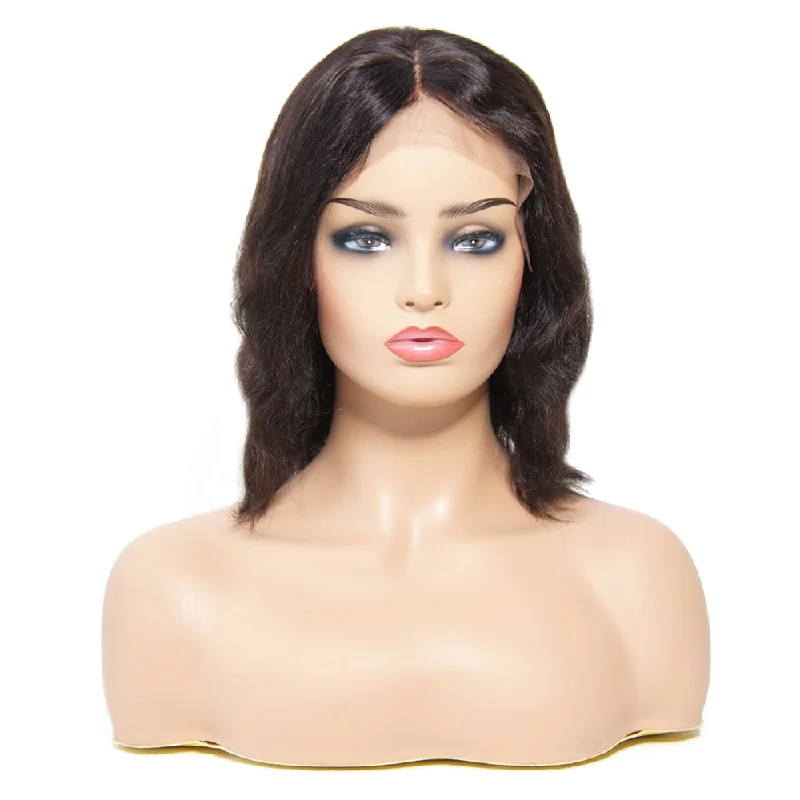 Best Quality 180% Density Bob Wavy Lace Front Wigs