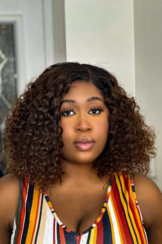 OLIVIA BROWN DEEP CLOSURE WIG