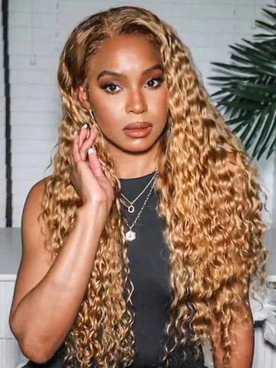 Pre-Plucked | Simidola Honey Blonde Wear Go 4x6 Lace Water Wave Wig