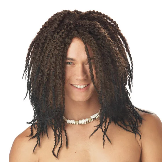 Beach Bum Wig Brown