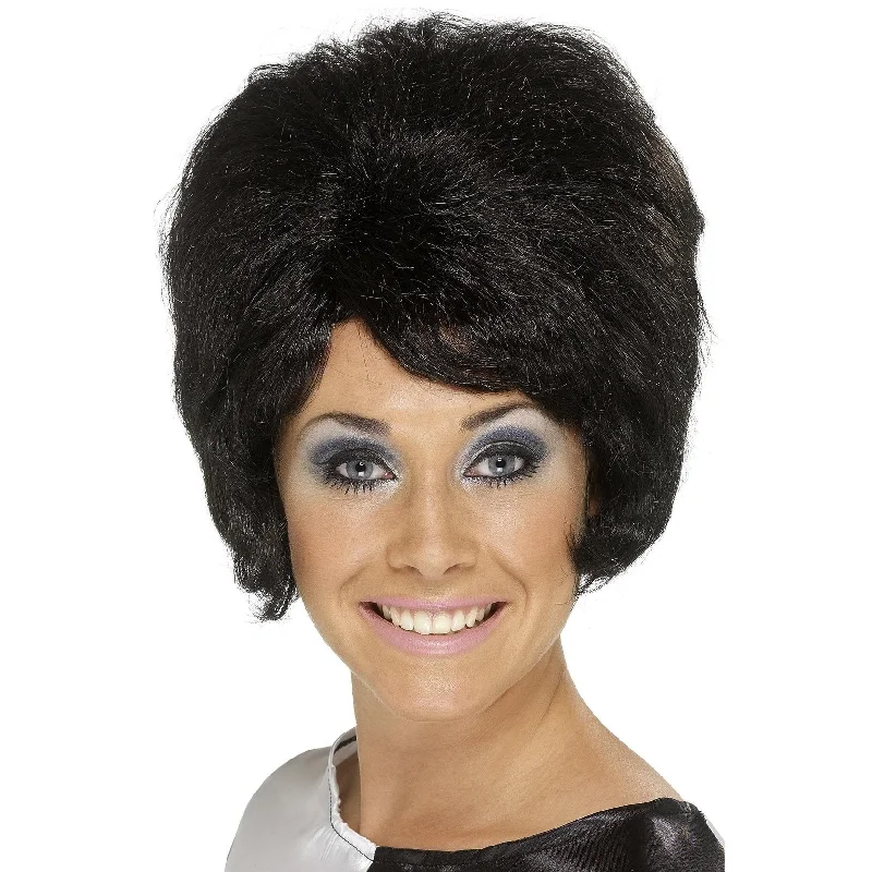 Beehive Wig Black