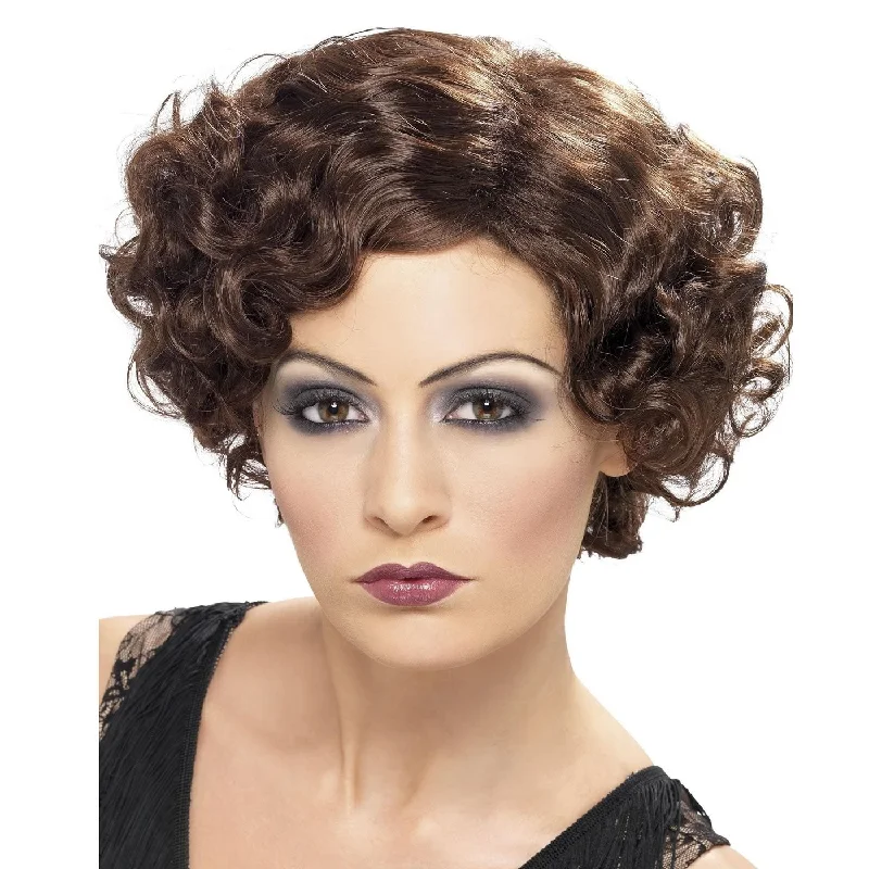 Buy 20s Flirty Flapper Wig Brown