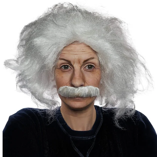 Buy Mad Scientist Wig and Tash