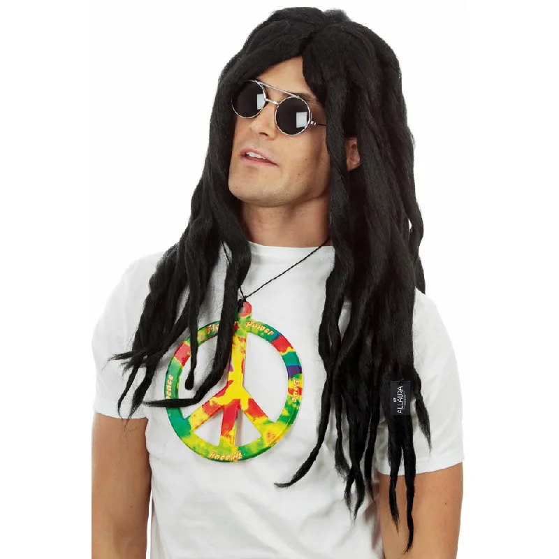 Buy Rasta Dreadlocks Bob Marley Hippie Wig Black