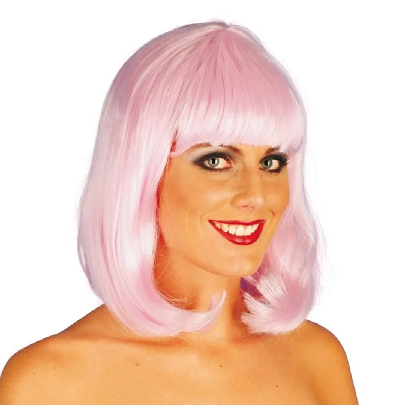 Cheerleader Wig Pink