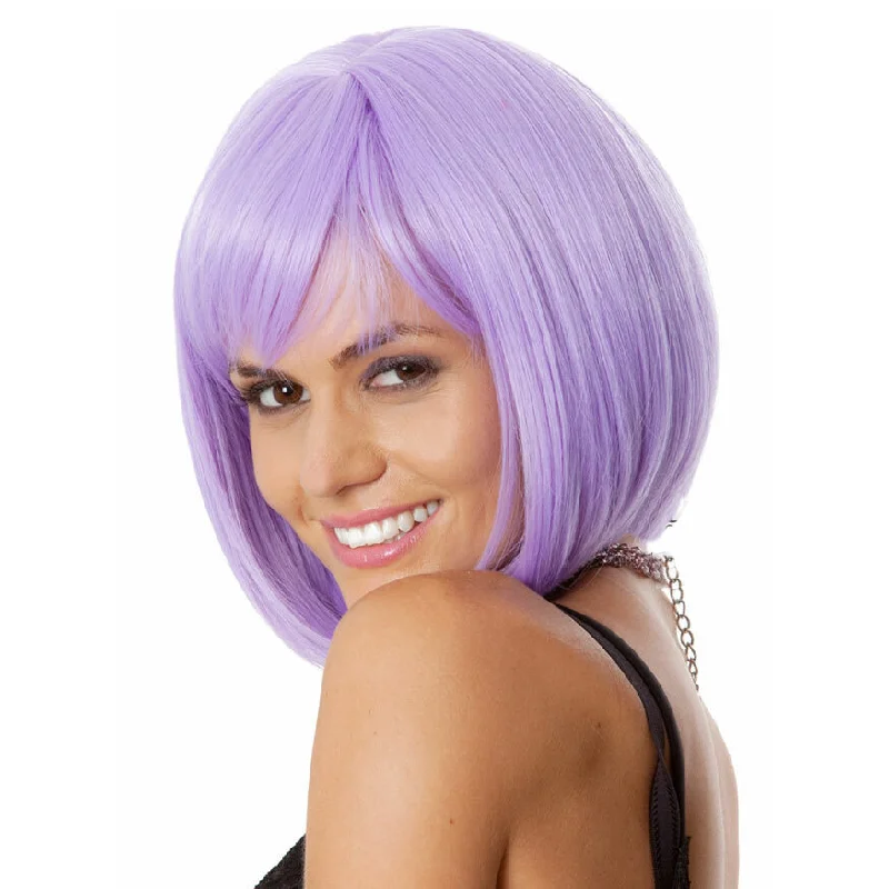 Glamour Bob Wig Purple