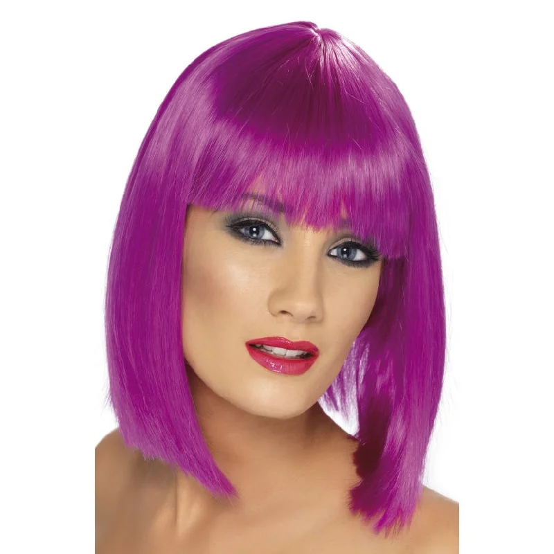 Glamour Neon Purple Wig