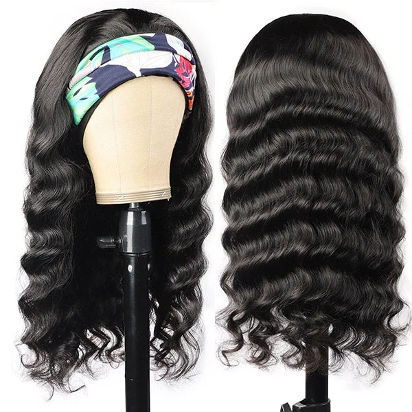 Headband Wigs Loose Wave Human Hair Wig Affordable Wigs For Women