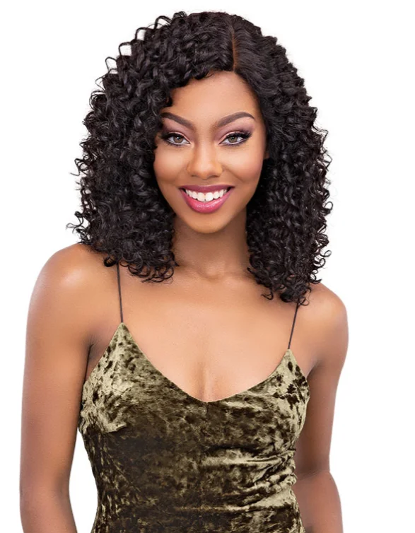 JANET COLLECTIONS - REMY DEEP PART LACE BOHEMIAN 16" WIG