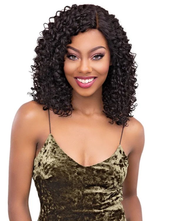 JANET COLLECTIONS - REMY DEEP PART LACE BOHEMIAN 18" WIG