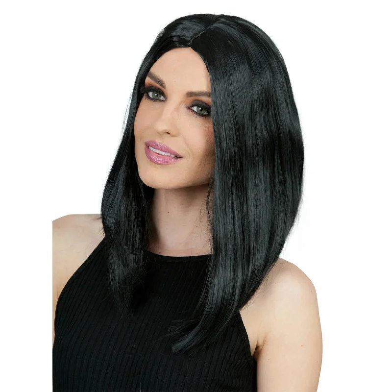 Superstar Long Bob Wig Black