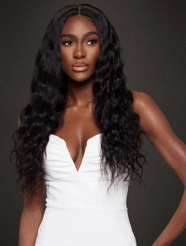 Virgin Brazilian Deep Wave Closure Wig