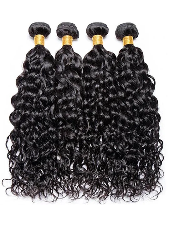 Water Wave Single Bundle Deals Grade 10A Brazilian Virgin Human Hair Weaves