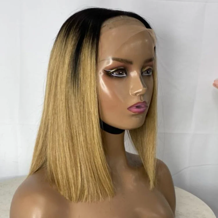 OUTLET | Blonde Ombre Glueless Bob 13x4 Frontal Lace Wig