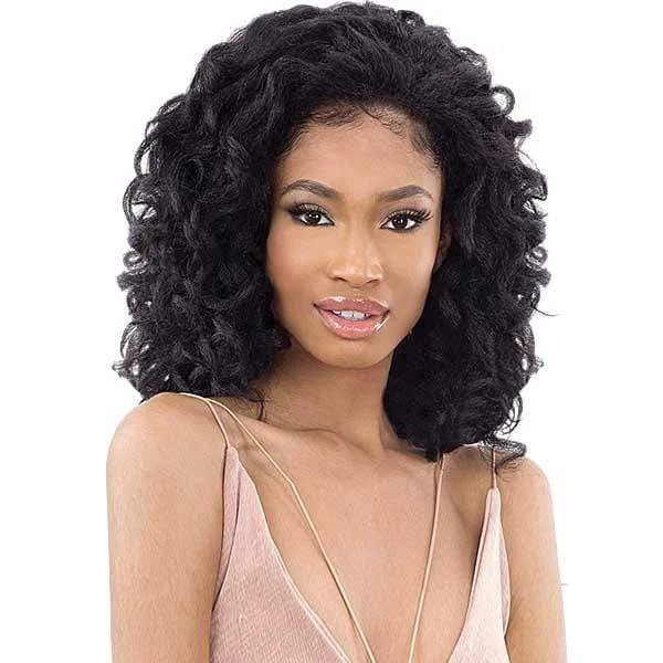 Freetress Equal Synthetic Natural Me Drawstring Fullcap Half Wig - NATURAL ROD SET 2