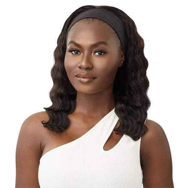 Outre 100% Human Hair Headband Wig - BODY WAVE 18"