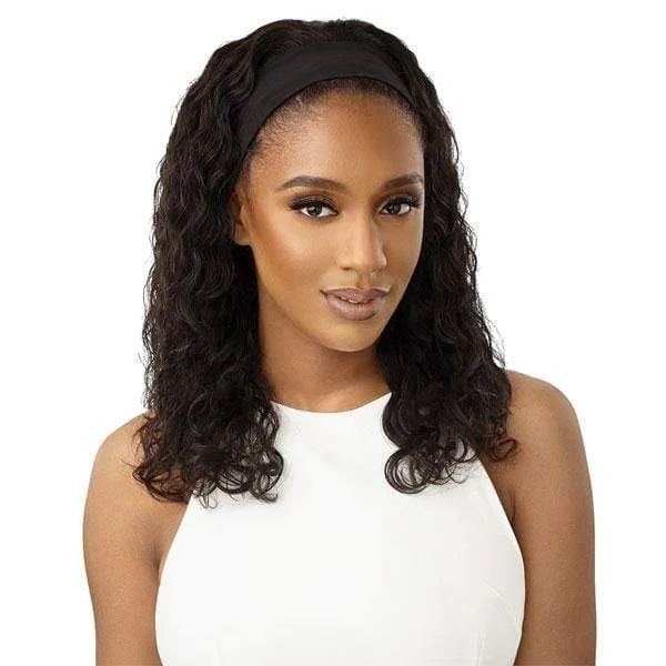 Outre 100% Human Hair Headband Wig - NATURAL WAVE 18"