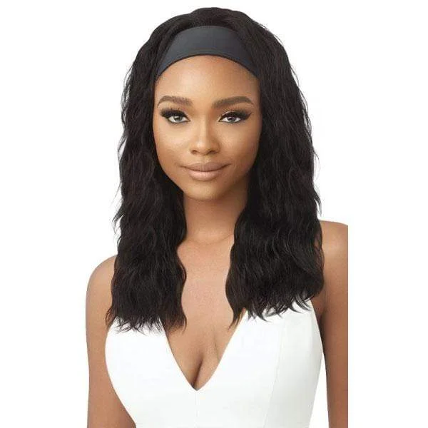 Outre 100% Human Hair WET & WAVY Headband Wig - LOOSE BODY 20"