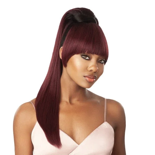 Outre Synthetic Hair Ponytail Quick Pony Bang X Pony Ingrid