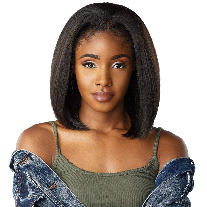 Sensationnel CKCo HalfWig - Synthetic Instant weave full wig style CURLS KINKS AND CO Half wig - TOP BABE (1B)