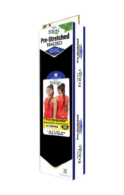 SHAKE-N-GO PRE-STRETCHED BRAIDED DRAWSTRING PONYTAIL - 38"