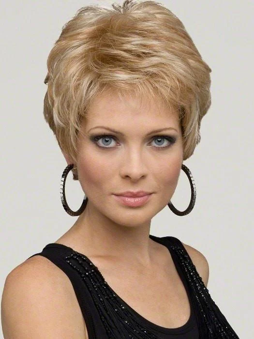 Tina by Envy | Short Lace Front Wig With Bangs | CLOSEOUT