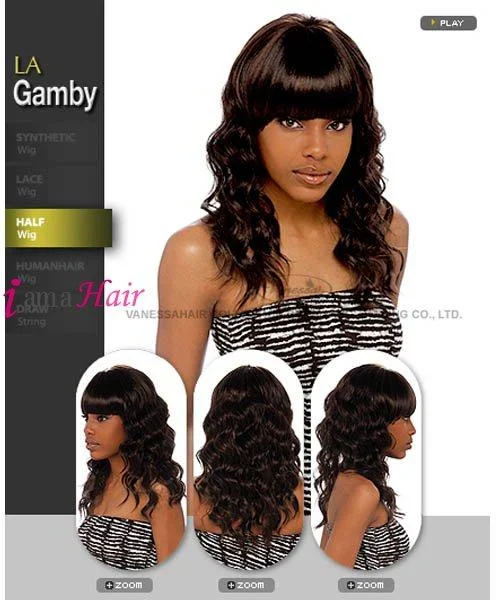 Vanessa Fifth Avenue Collection Synthetic Half Wig - LA GAMBY