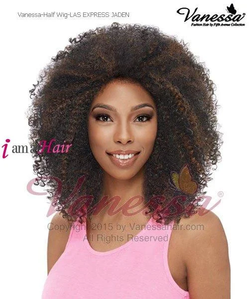 Vanessa Half Wig LAS EXPRESS JADEN - Synthetic   Half Wig