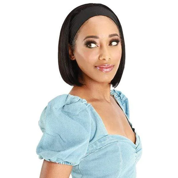 Zury Sis 100% Human Hair Headband Wig - HR VB ARA