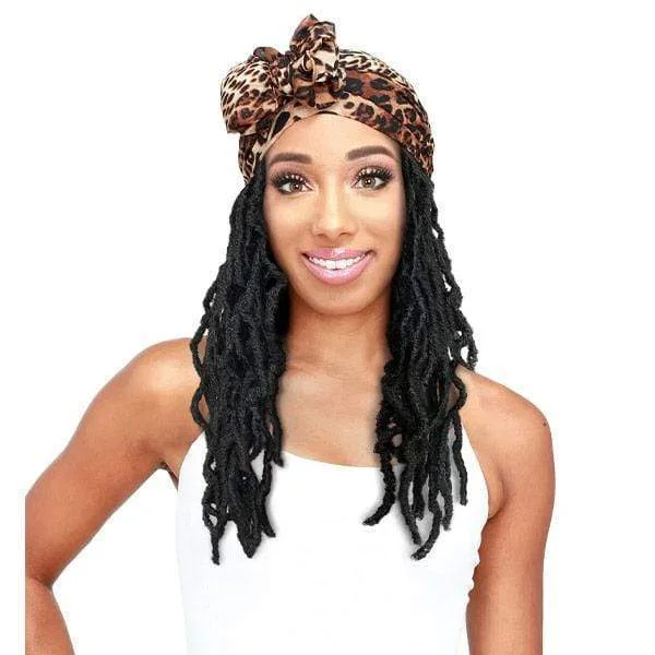 Zury Sis Synthetic Hair Scarf Wig - SF WIGGLE LOC - Clearance