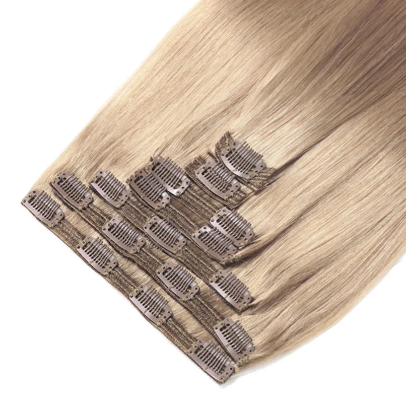 Clip In Hair Extensions #16 Natural Blonde 17"