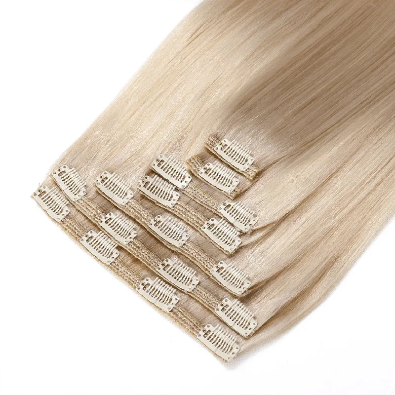 Clip In Hair Extensions #51 Champagne Blonde 17"