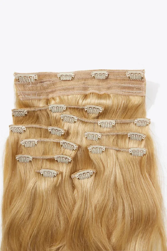 Straight Clip in Hair Extensions Human Hair