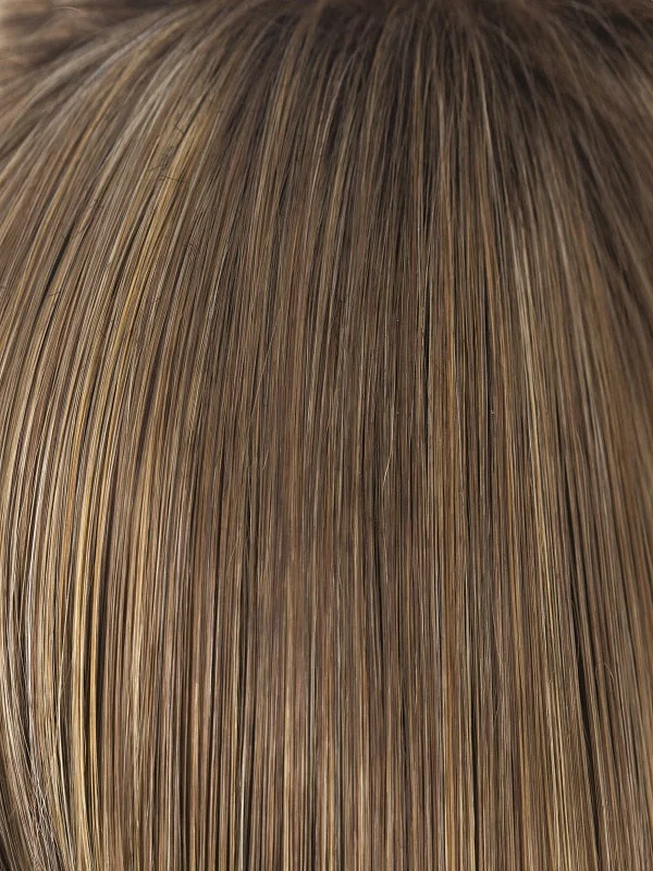 MOCHACCINO R | Rooted Dark with Light Brown base with Strawberry Blonde highlights