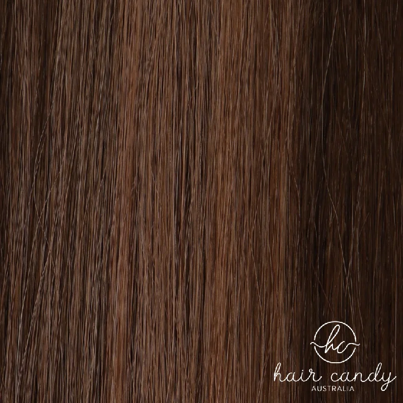 Clip In Hair Extensions - #4/12 Snickers mix