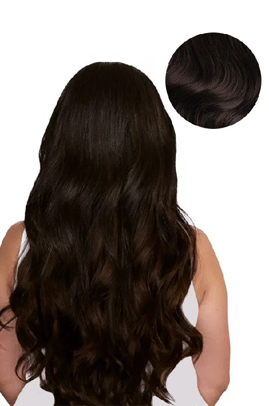 Dark Brown Clip In Hair Extensions