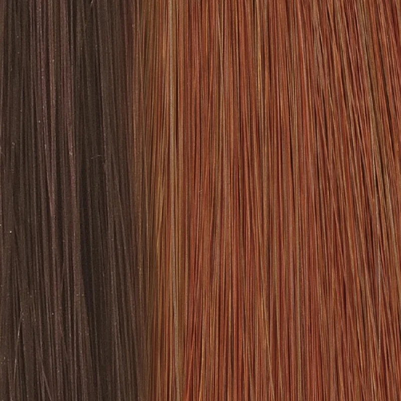 6/28 | Medium Dark Brown Light Auburn Highlights