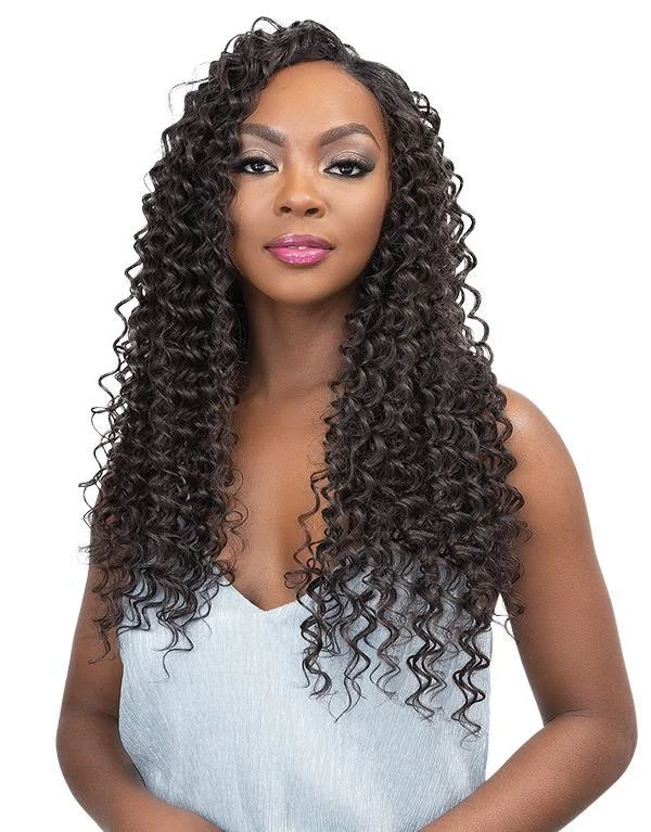 Janet Coll. Remy Illusion 7pc Clip-Ins Deep Wave - 18"