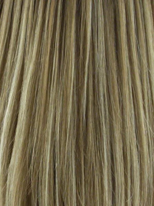 NUTMEG R Rooted Dark Honey Brown Base with Strawberry Blonde Highlights