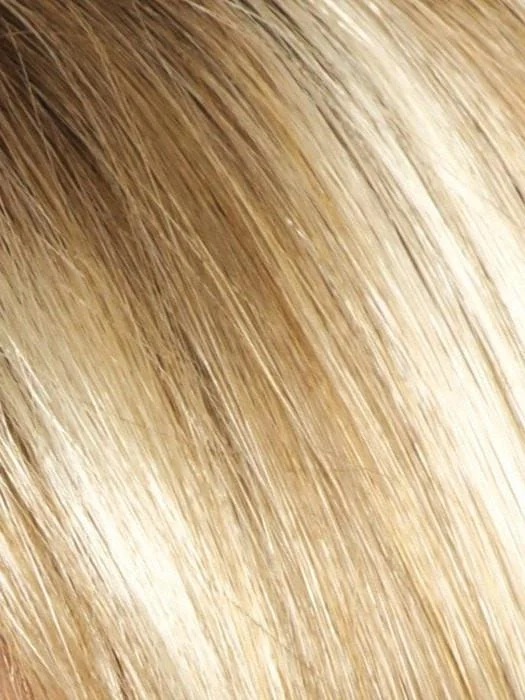 CREAMY TOFFEE R Rooted Dark Blonde  Evenly Blended with Light Platinum Blonde and Light Honey Blonde