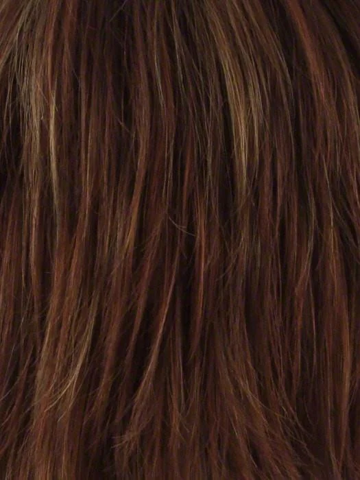 IRISH SPICE R Rooted Dark Auburn with Medium Auburn Base and Dark Honey Blonde Highlights