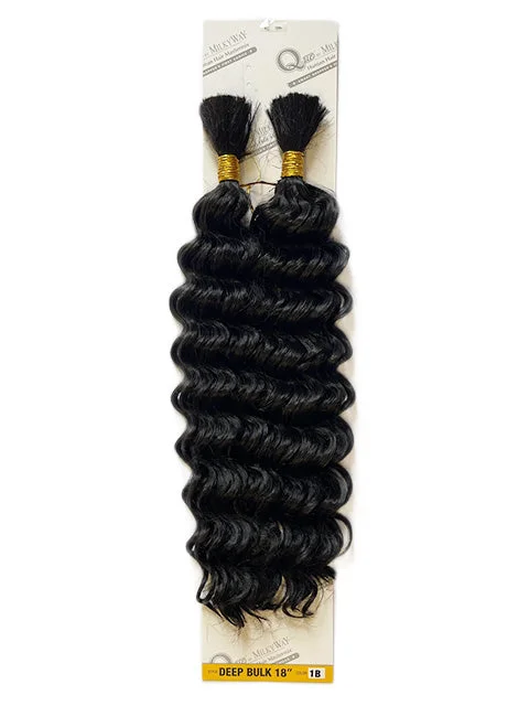 Shake N Go  Que Human Hair Blend DEEP BULK 18" Braid *BFCM