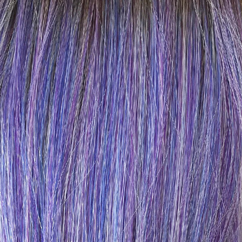 Stardust | features a blend of 8 different shades of lavender and lilac with a medium and light brown mixture of roots