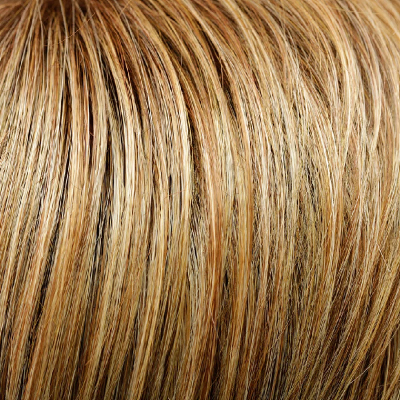 17/23/R8 | Beige Blonde Auburn Blend Rooted Medium Brown