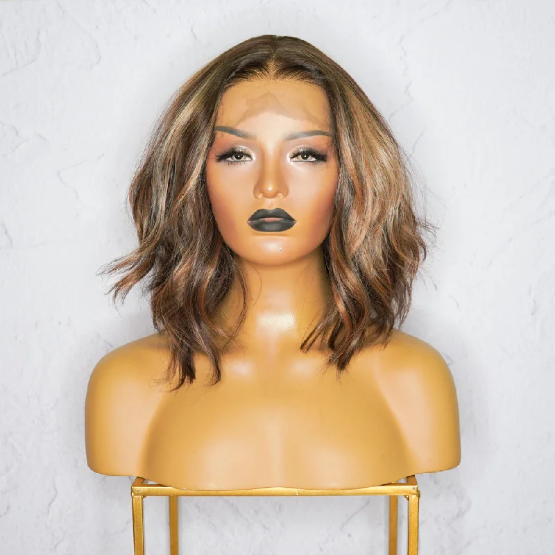 BOBBY Ombre Brown Lace Front Wig