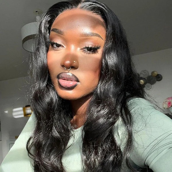 Glueless Body Wave Lace Front Wig 28inch 13x4 Wig Same With Influencer @sand.bby