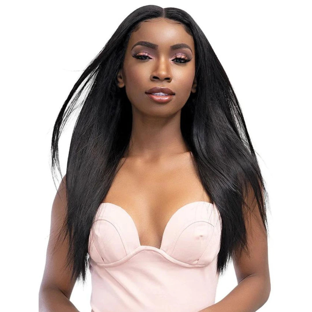 Janet Collection 100% Natural Virgin Remy Human Hair 13X4 Invisible Lace Part Wig - 22" Harmony